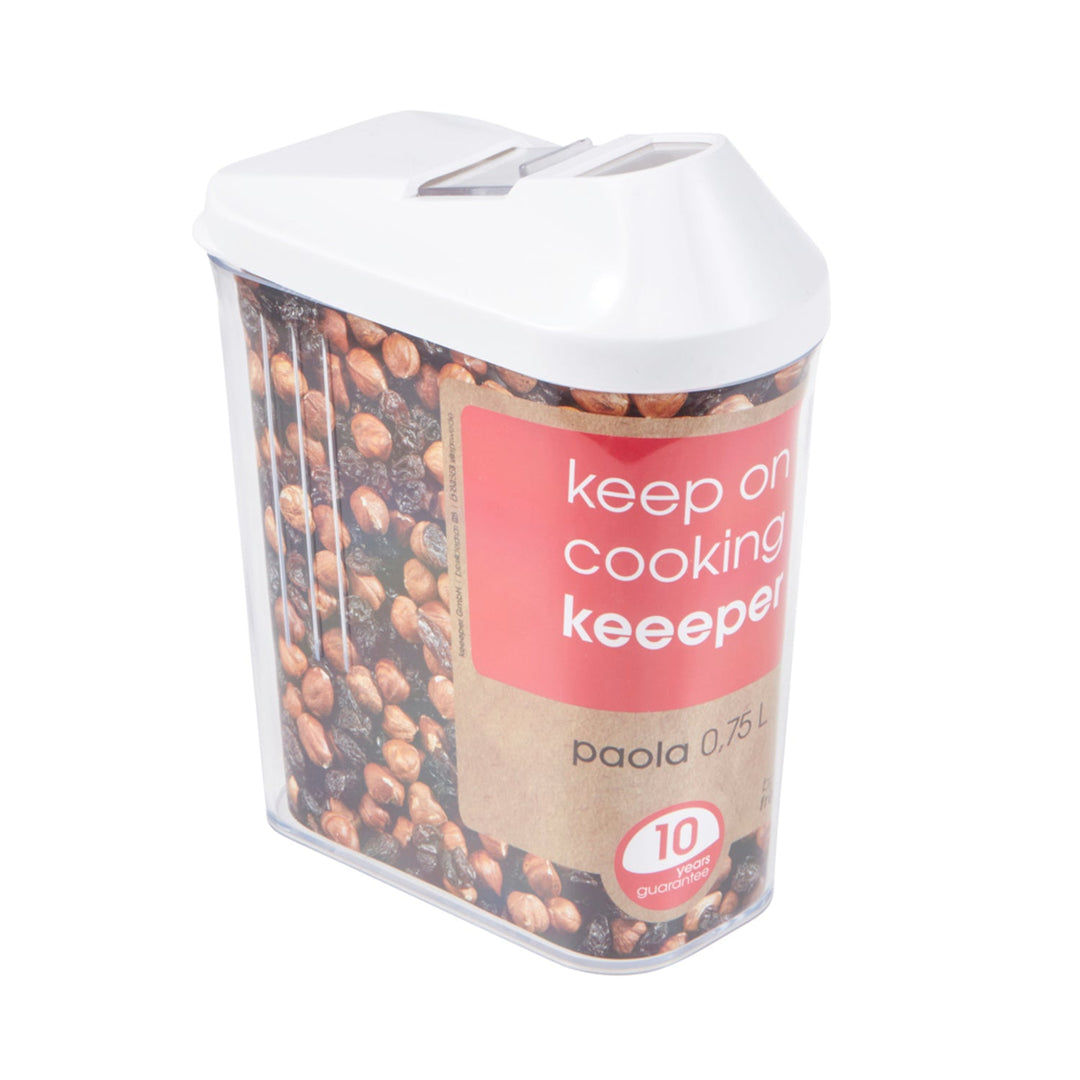 Prozirna posuda za rasute proizvode, 0,75 l, Keeeper Paola