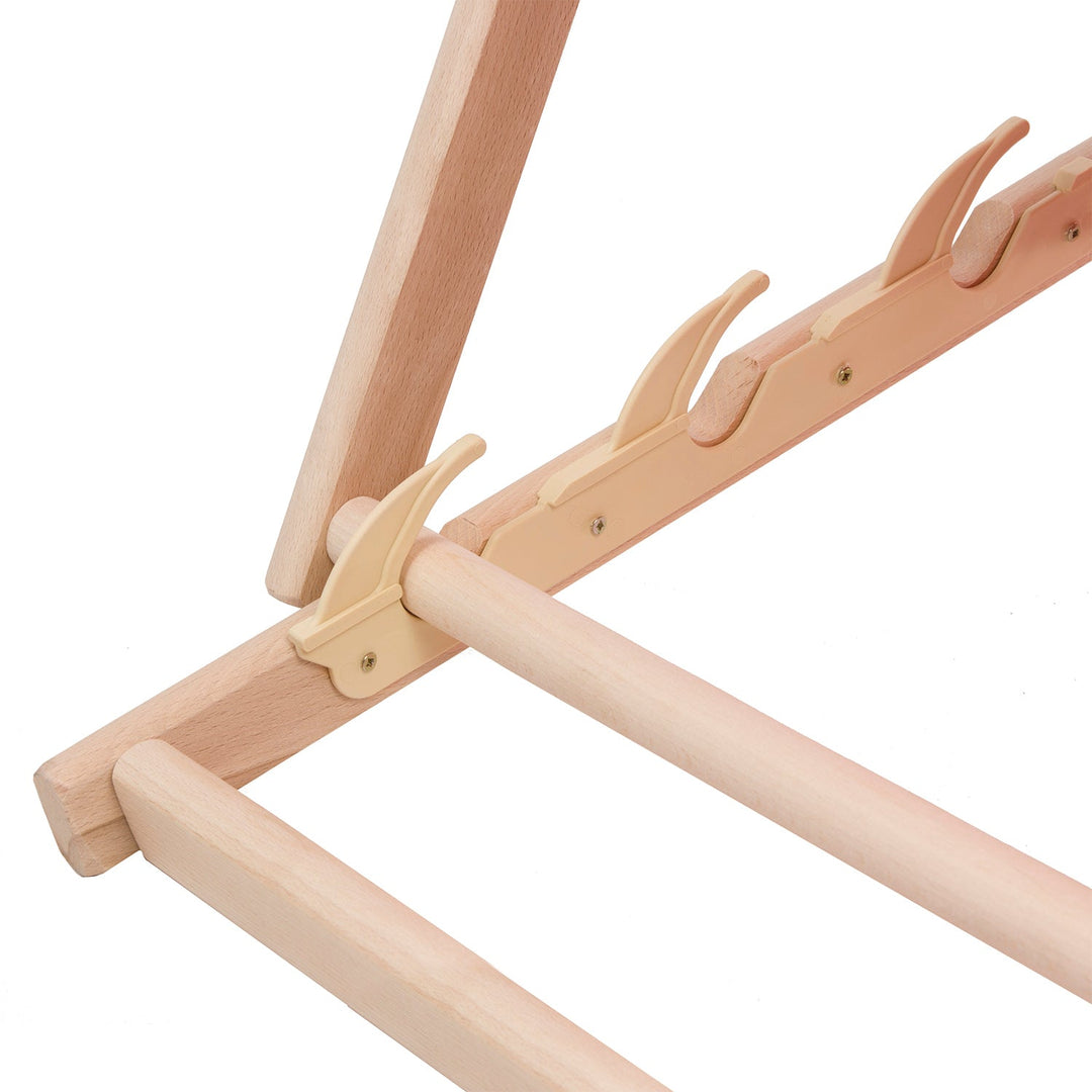 WOODOK žuta bukova drvena ležaljka za plažu