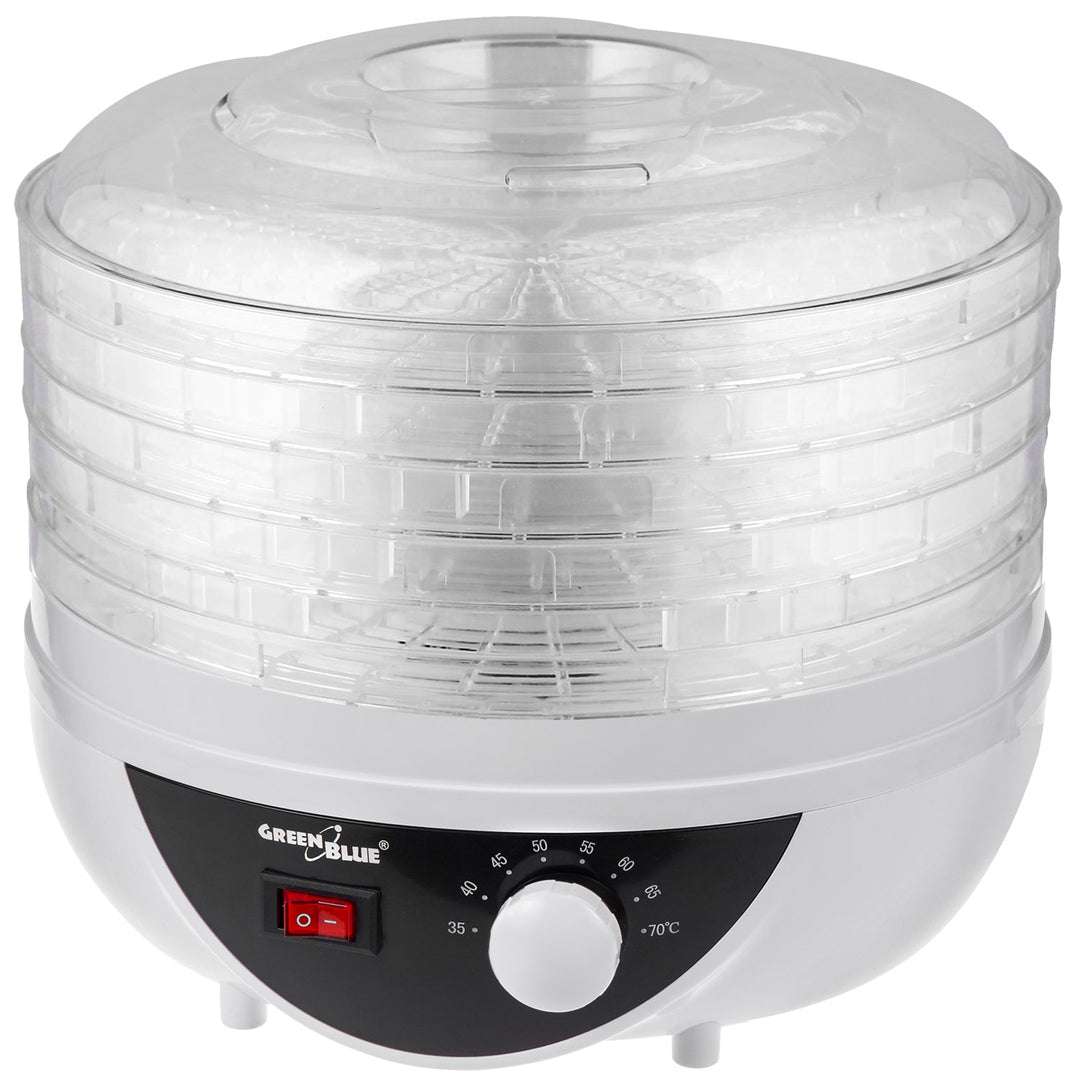GreenBlue sušilica za gljive, povrće i voće, snaga 250 W, vrlo tiha, 5 ladica, GB195