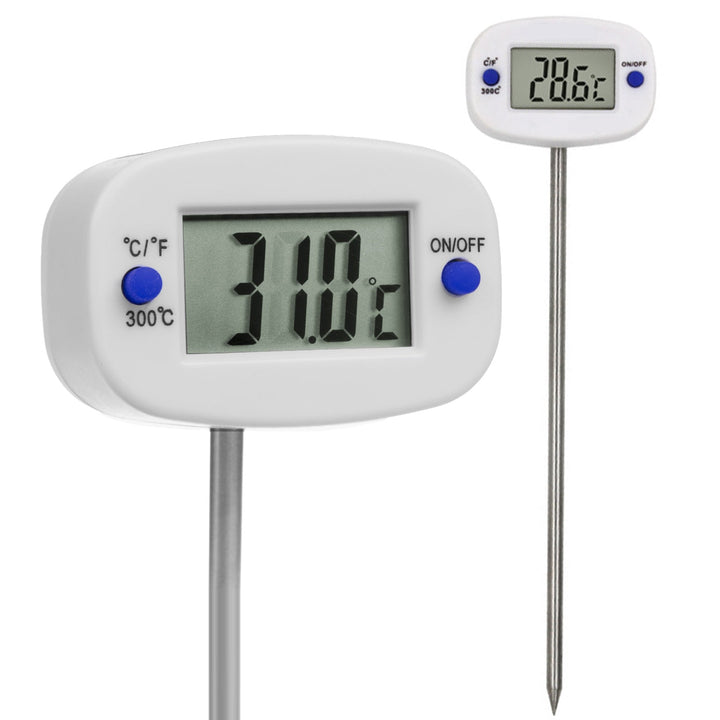 Termometar/sonda za hranu, GreenBlue, duljina sonde 15 cm, temperaturni raspon -50 °C do +300 °C, točnost 0,1 °C, GB382