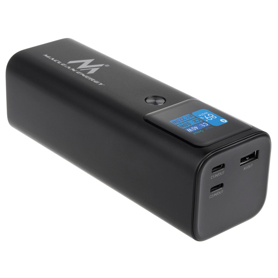 Maclean Power Bank mobilna baterija, 24600mAh, Power Delivery (PD) 140W, brzo/super punjenje, 88,56Wh, 2x Typ-C, USB, MCE335