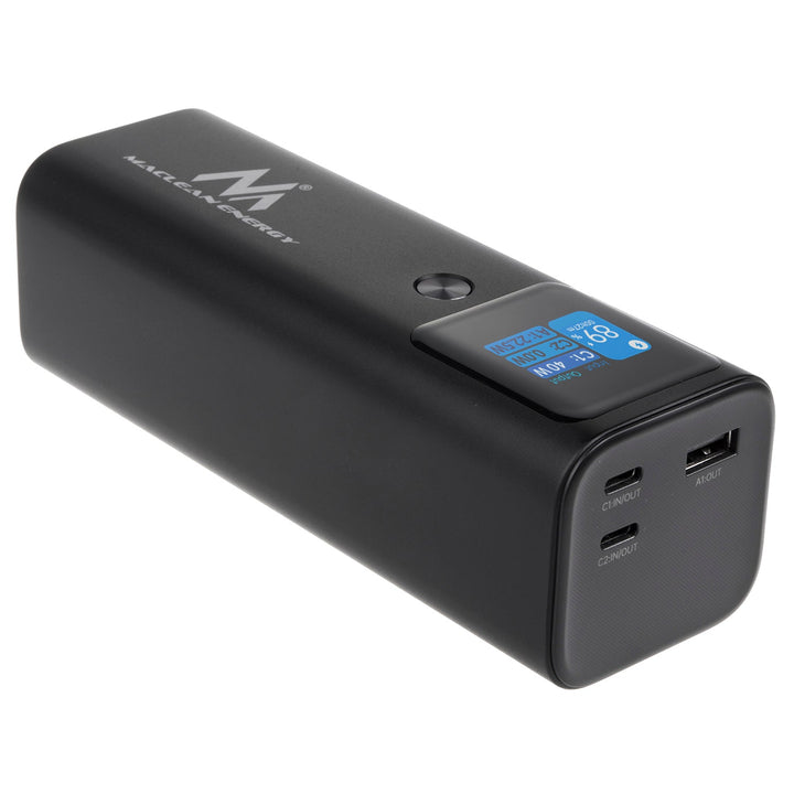 Maclean Power Bank mobilna baterija, 24600mAh, Power Delivery (PD) 140W, brzo/super punjenje, 88,56Wh, 2x Typ-C, USB, MCE335