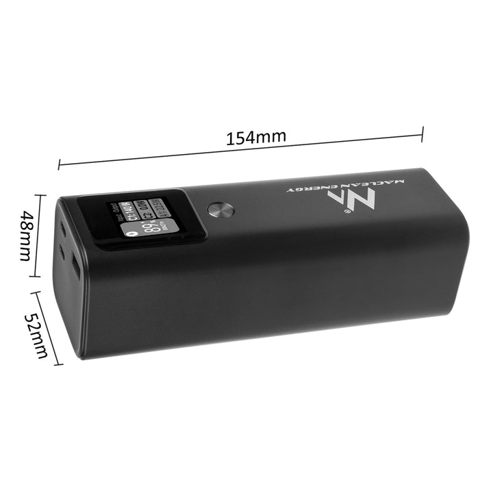 Maclean Power Bank mobilna baterija, 24600mAh, Power Delivery (PD) 140W, brzo/super punjenje, 88,56Wh, 2x Typ-C, USB, MCE335