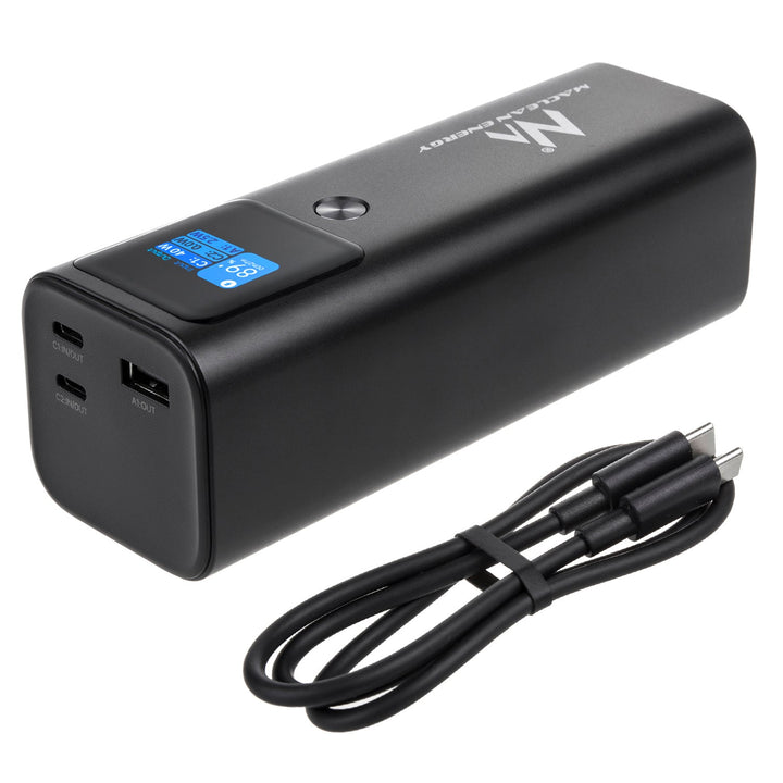 Maclean Power Bank mobilna baterija, 24600mAh, Power Delivery (PD) 140W, brzo/super punjenje, 88,56Wh, 2x Typ-C, USB, MCE335