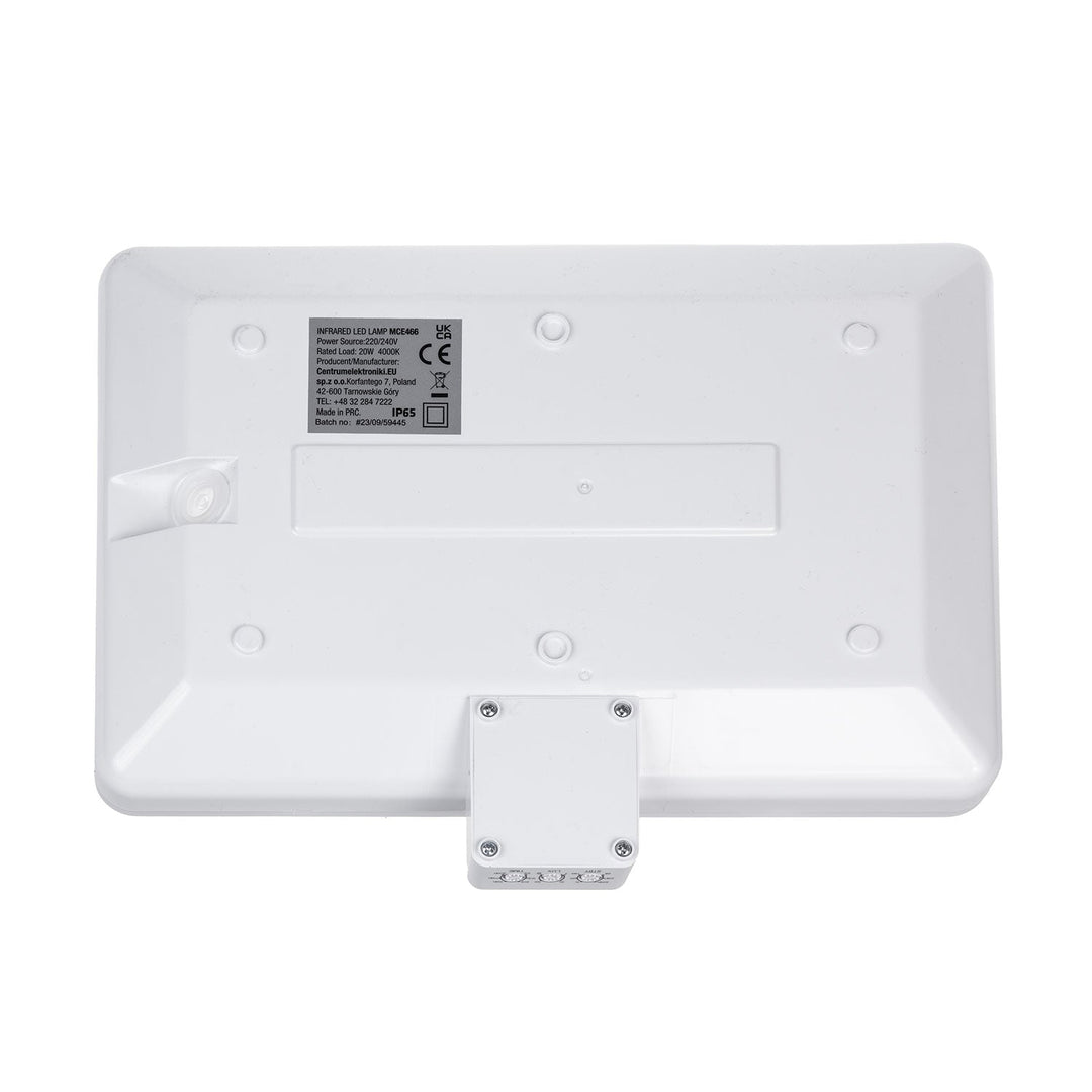 Maclean LED lampa, kućni broj, senzor sumraka i pokreta, prigušiva, 20 W, IP65, neutralna boja (4000 K), 1600 lm, MCE466 W
