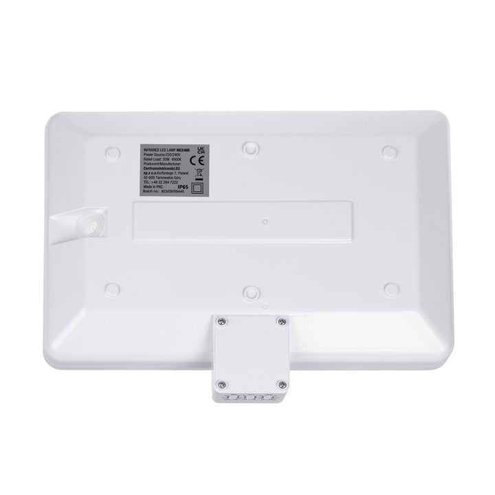 Maclean LED lampa, kućni broj, senzor sumraka i pokreta, prigušiva, 20 W, IP65, neutralna boja (4000 K), 1600 lm, MCE466 W