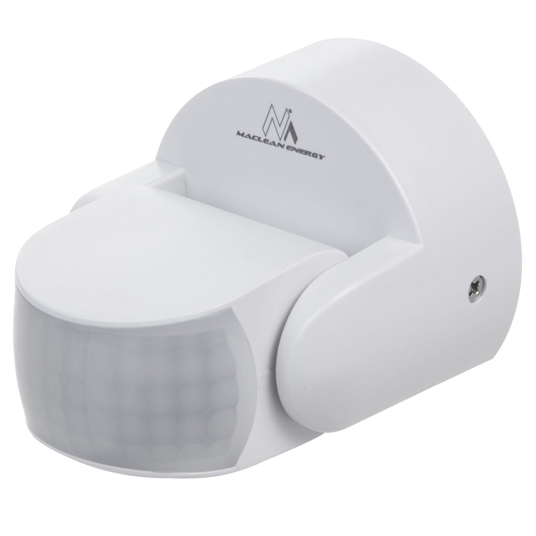 Maclean PIR senzor pokreta, infracrveni, IP65, bijeli, domet 12 m, maksimalno opterećenje 600/1200 W, MCE468 W