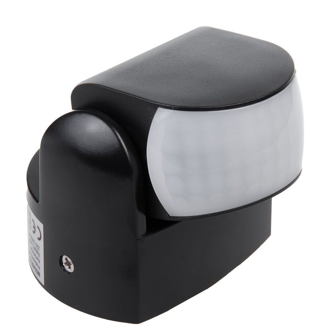 Maclean PIR senzor pokreta, infracrveni, IP65, crni, domet 12 m, maksimalno opterećenje 600/1200 W, MCE468 B