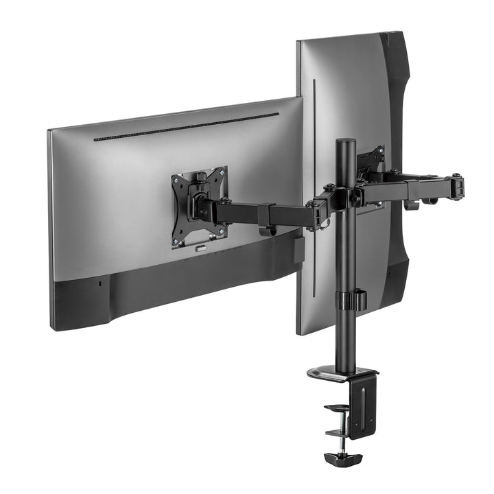 Maclean stolni nosač za 2 monitora, VESA 75x75 i 100x100, 17-32", 2x 9 kg, MC-754N