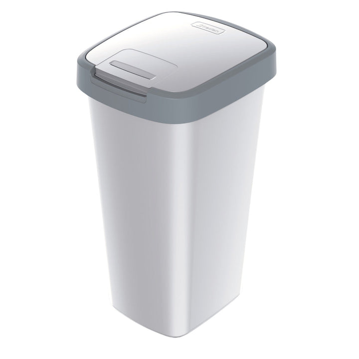 Kanta za otpad od 25 litara KEDEN COMPACTA Q - pepeo siva s svijetlosivim okvirom