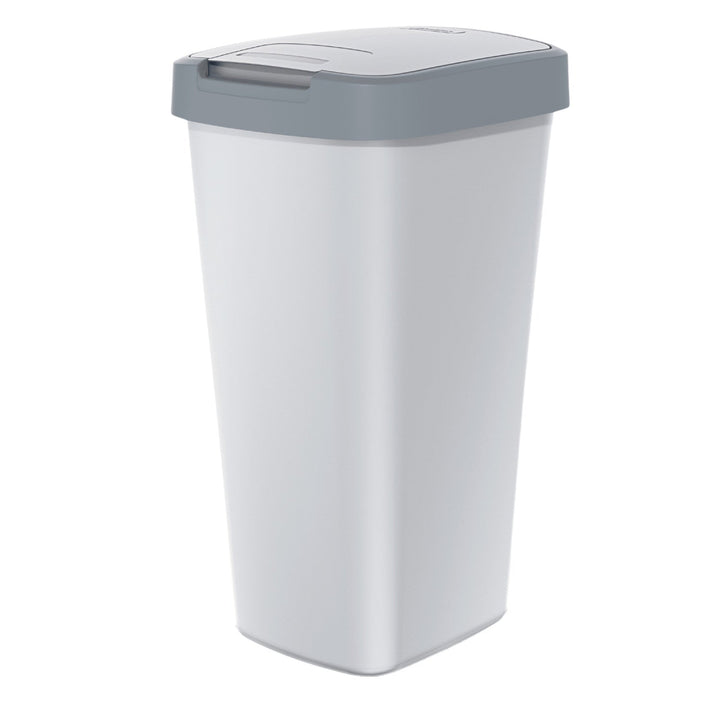 Kanta za otpad od 25 litara KEDEN COMPACTA Q - pepeo siva s svijetlosivim okvirom