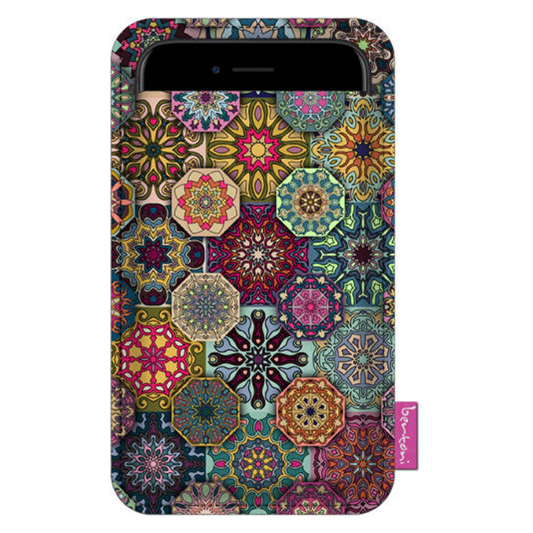 Futrola za pametni telefon Bertoni, izrađena od ekološki prihvatljivog filca, 105x195 mm, uzorak Valencia, EE0024