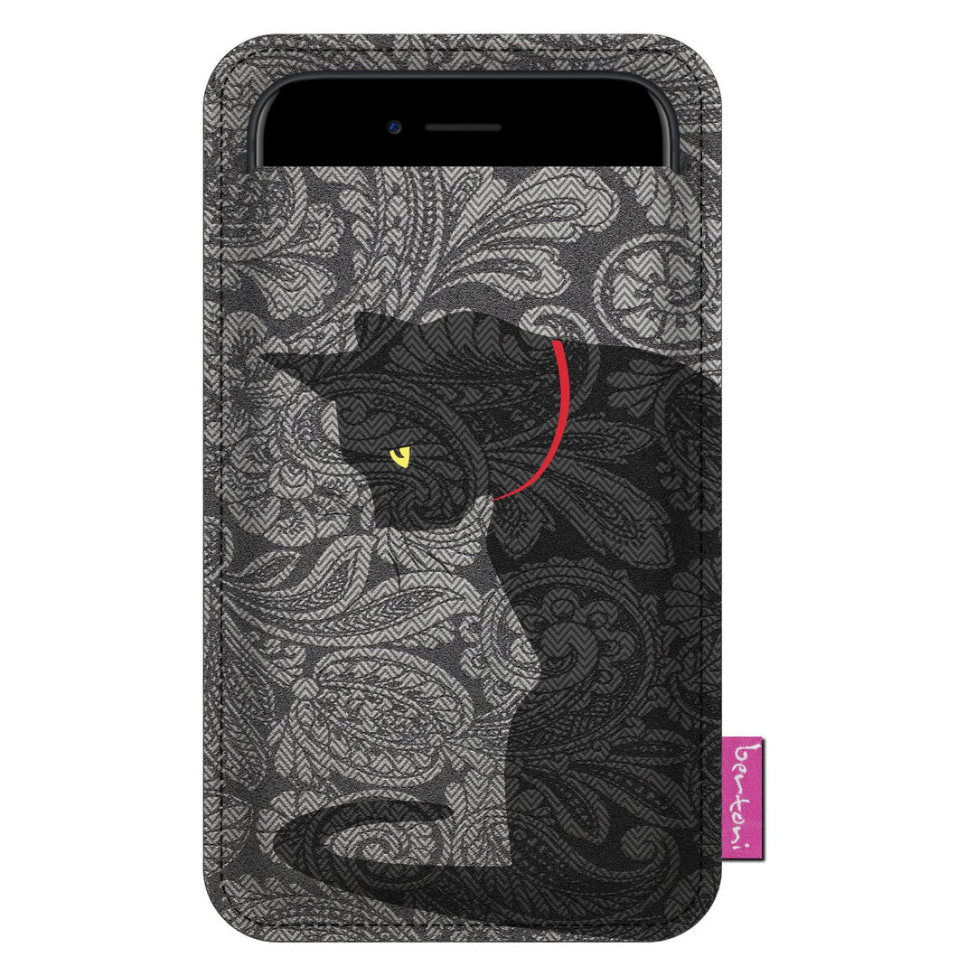 Futrola za pametni telefon Bertoni, izrađena od ekološki prihvatljivog filca, 105x195 mm, uzorak Kleks, EE0027