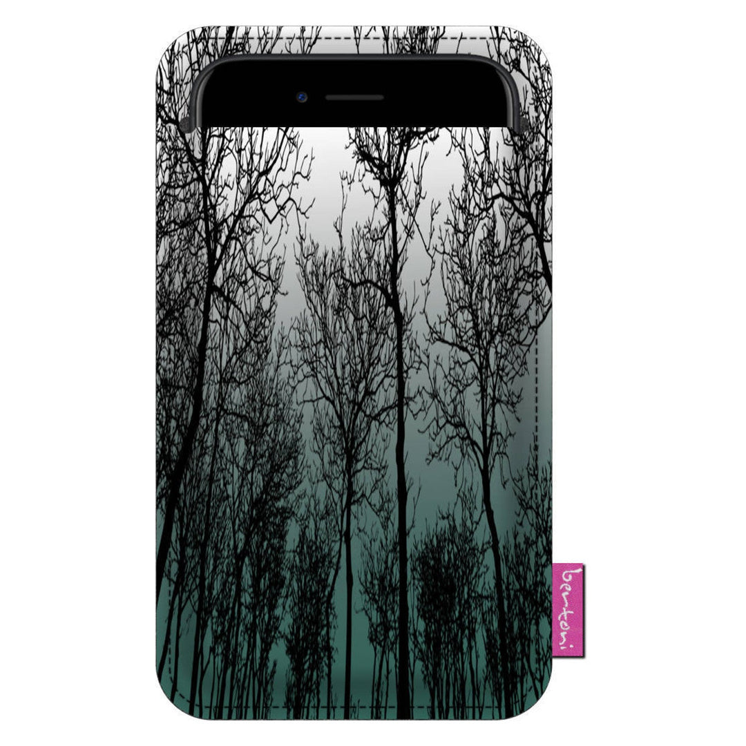 Futrola za pametni telefon Bertoni, izrađena od ekološki prihvatljivog filca, 105x195 mm, uzorak Forest Mood, EE0028