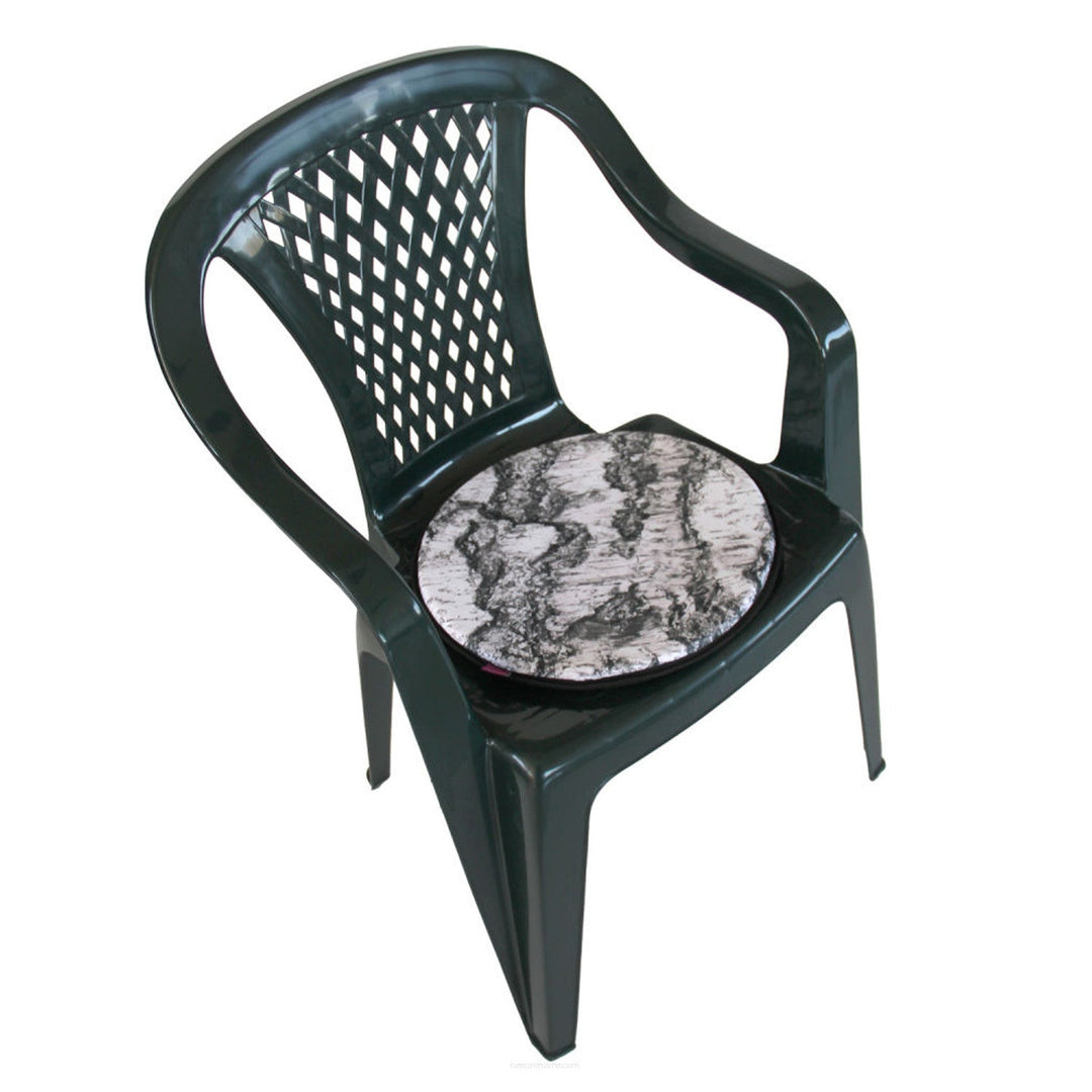 Jastuk za stolicu Bertoni, dekorativni, od kodure, 35 cm, breza, EE0044