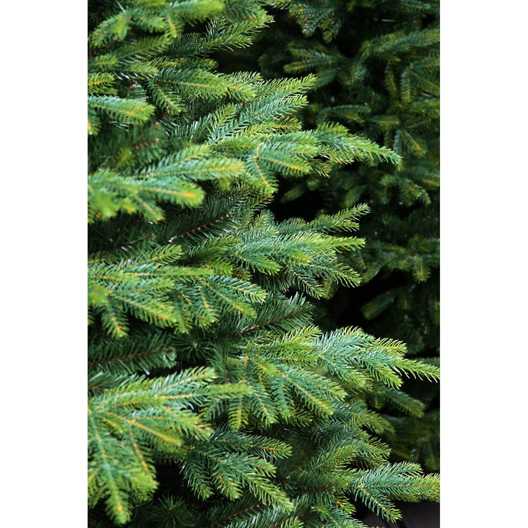 Brad de Craciun artificial, Molid Caucazian, cu suport, 1.9 m, verde