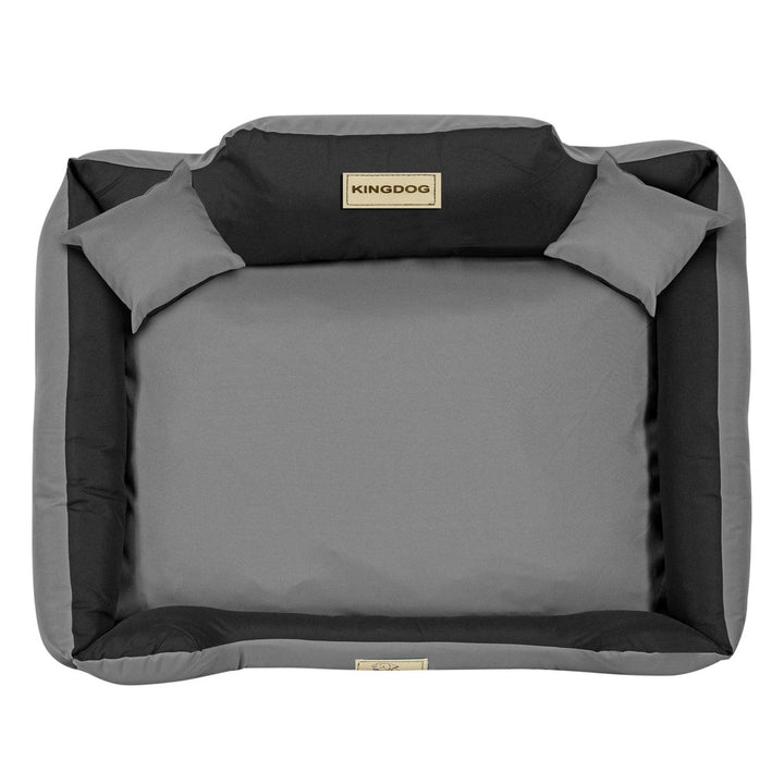 KINGDOG KINMIC115/95C-SZ ležaj za pse, 115x95 cm, sivi i crni