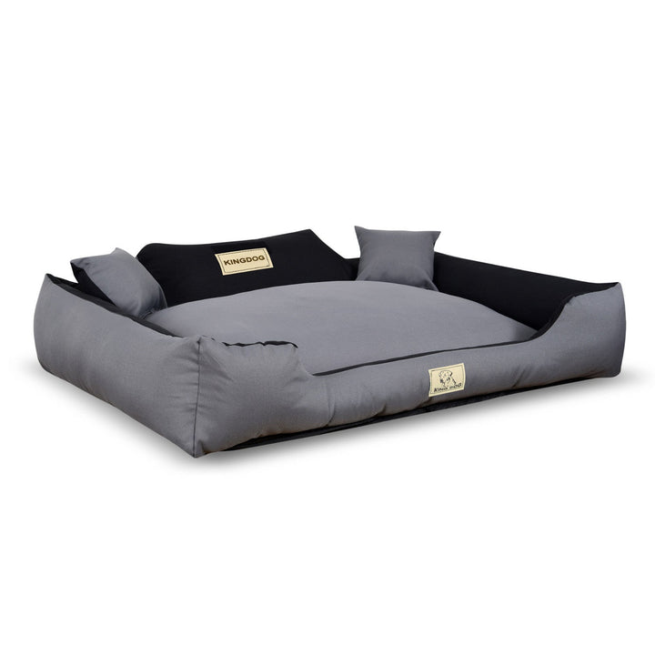 KINGDOG KINMIC115/95C-SZ ležaj za pse, 115x95 cm, sivi i crni