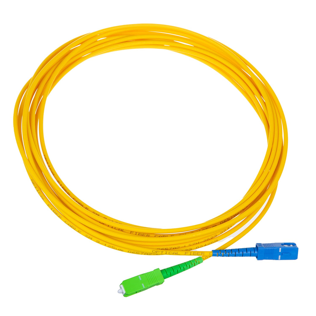 Maclean optički patch kabel, SC/APC-SC/UPC SM 9/125 LSZH, jednomodni, duljina 1 m, simplex, G657A2, MCTV-401
