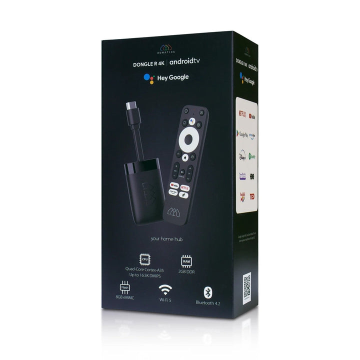 Homatics medijski player, 4K UHD Android TV 11, 8 GB, Dongle R