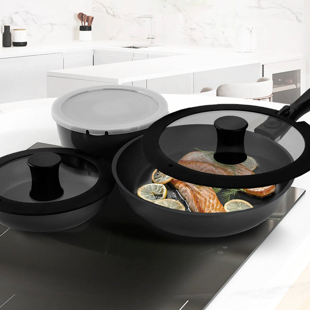 Maestro 7-dijelni set tava, neljepljivi premaz, odvojiva drška, MR-4800-7