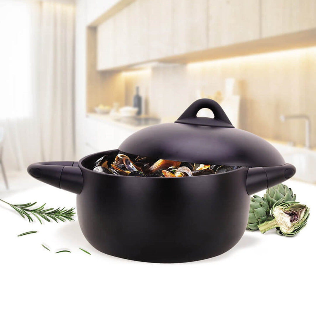 Lonac Maestro s poklopcem, 2,2 litre, 18 cm, lijevani aluminij, neljepljivi premaz, MR-4017-18