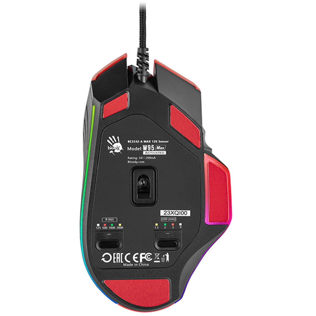 A4TECH BLOODY W95Max USB sportska crvena miš A4TMYS47257