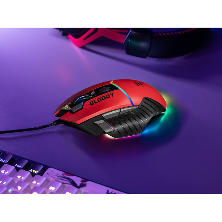 A4TECH BLOODY W95Max USB sportska crvena miš A4TMYS47257