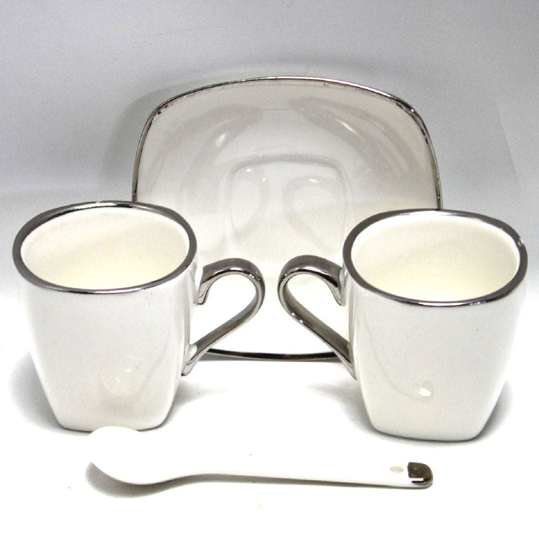 Porculanske šalice za espresso Queen Isabell s tanjurićima, set od 6 komada W23SV06-06471