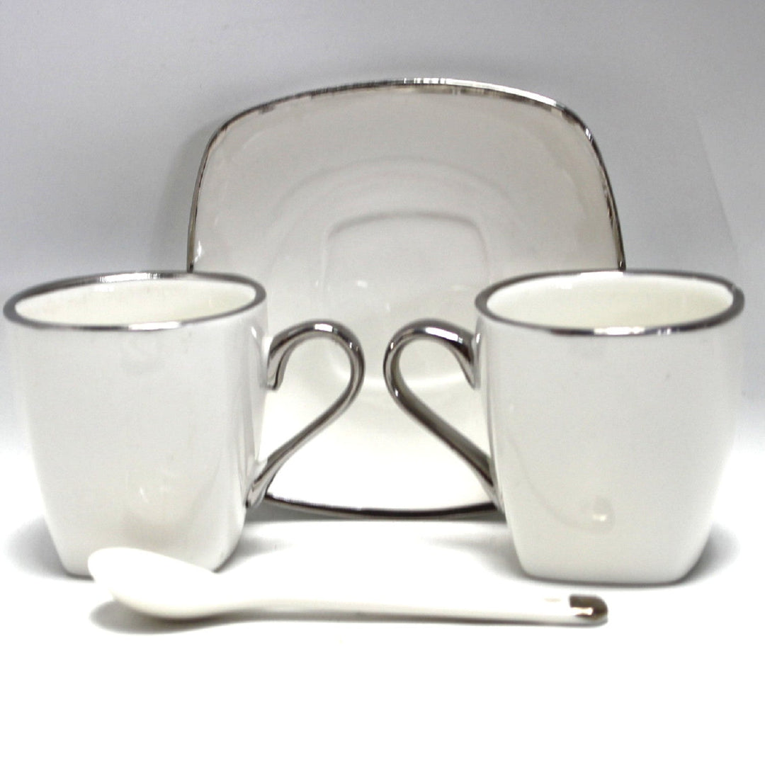 Porculanske šalice za espresso Queen Isabell s tanjurićima, set od 6 komada W23SV06-06471