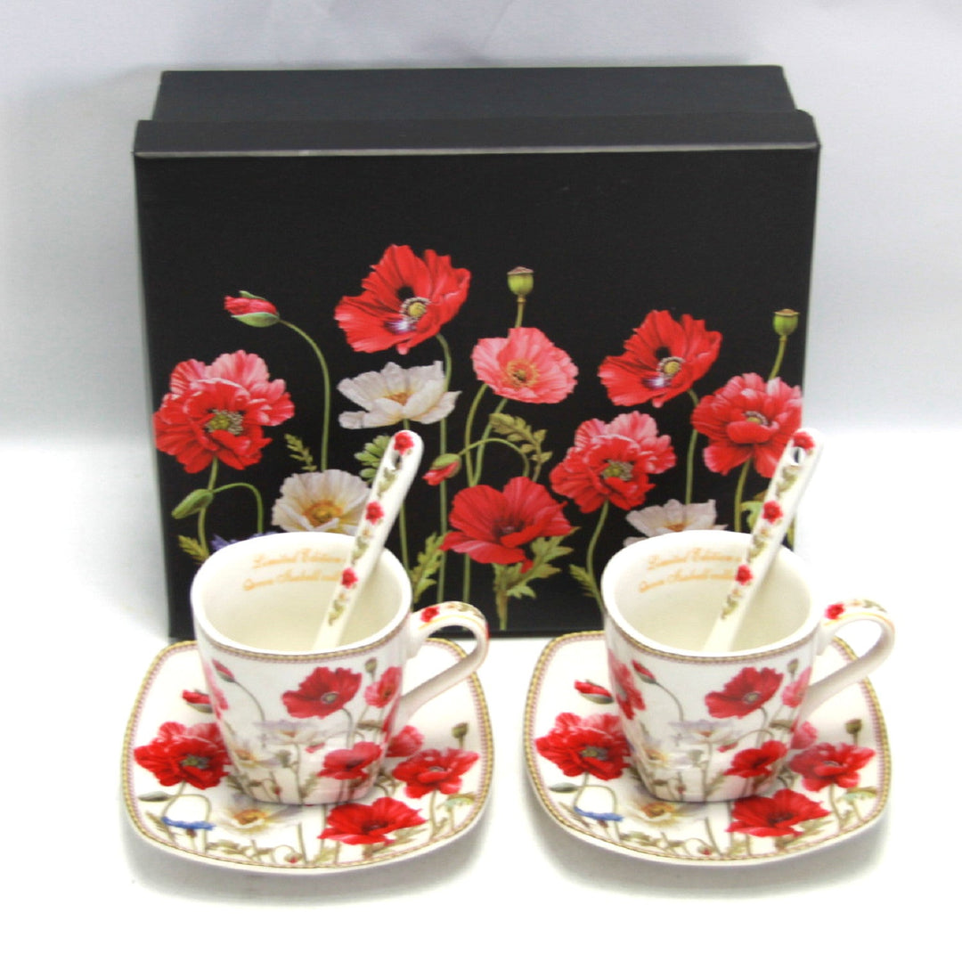 Porculanske šalice za espresso Queen Isabell s tanjurima, set W9PWH06-09596