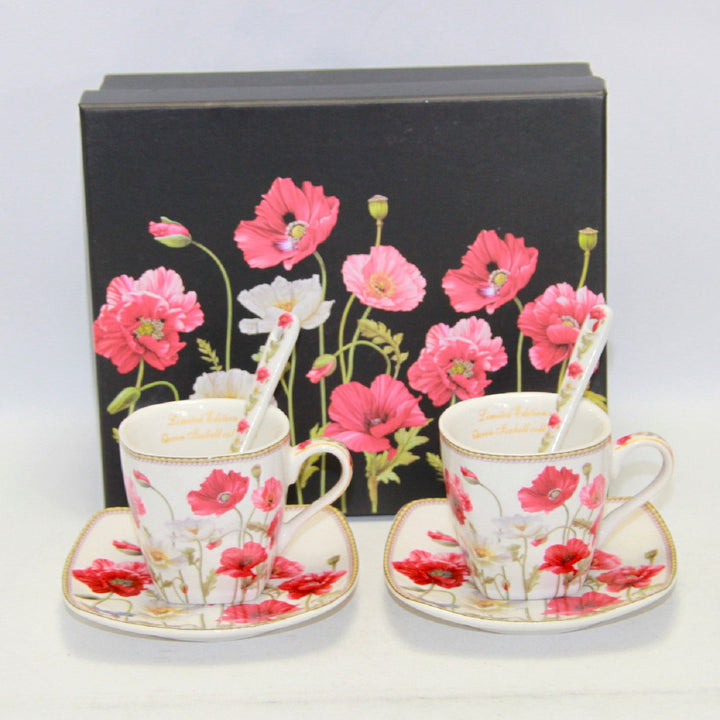 Porculanske šalice za espresso Queen Isabell s tanjurima, set W9PWH06-09596
