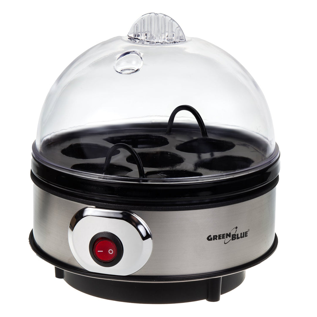 GreenBlue automatski kuhalo za jaja, snaga 400 W, za do 7 jaja, mjerna šalica, 220-240 V~, 50 Hz, GB572