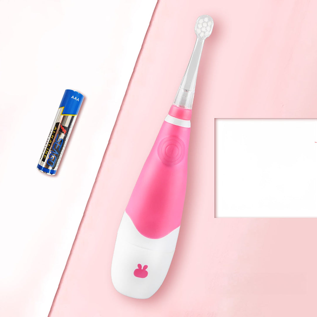 SEAGO zubna četkica za djecu, ružičasta, 1xAAA 1,5 V (nije uključena), 4 glave četkice, SG-902 Pink