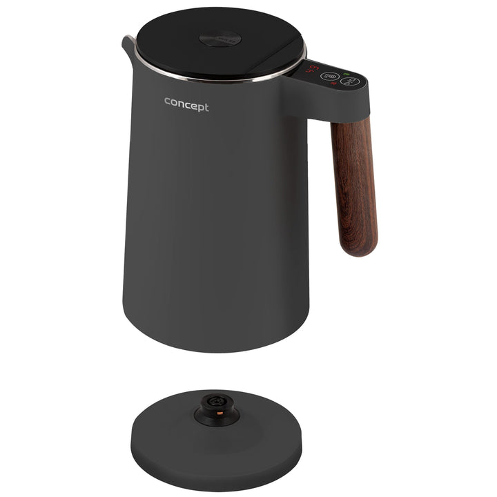 Concept Norwood RK3305 kuhalo za vodu od nehrđajućeg čelika Kontrola temperature Održavanje topline 1,5 L 1850-2200 W Tamno sivo