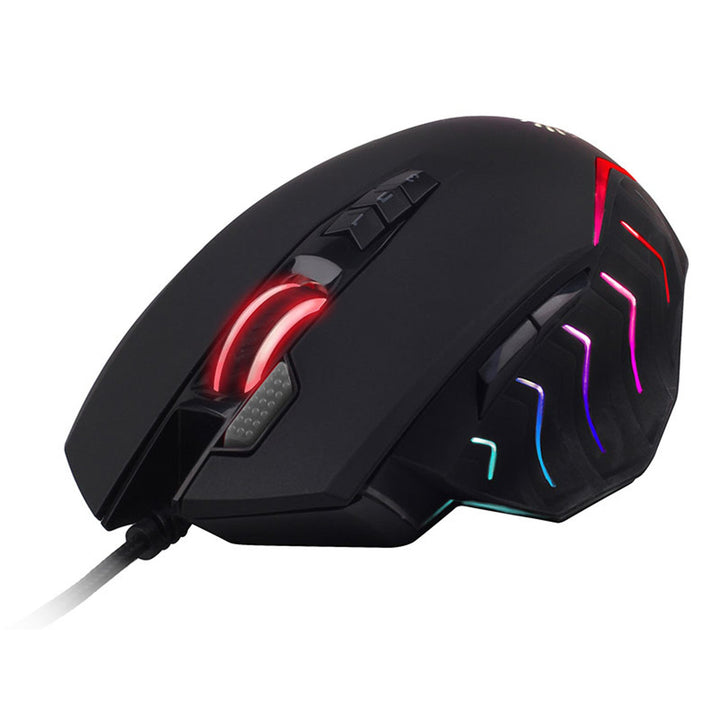 A4TECH gejming miš, USB, 8000 DPI, metalne klizače, J95 RGB Pixart (aktiviran)