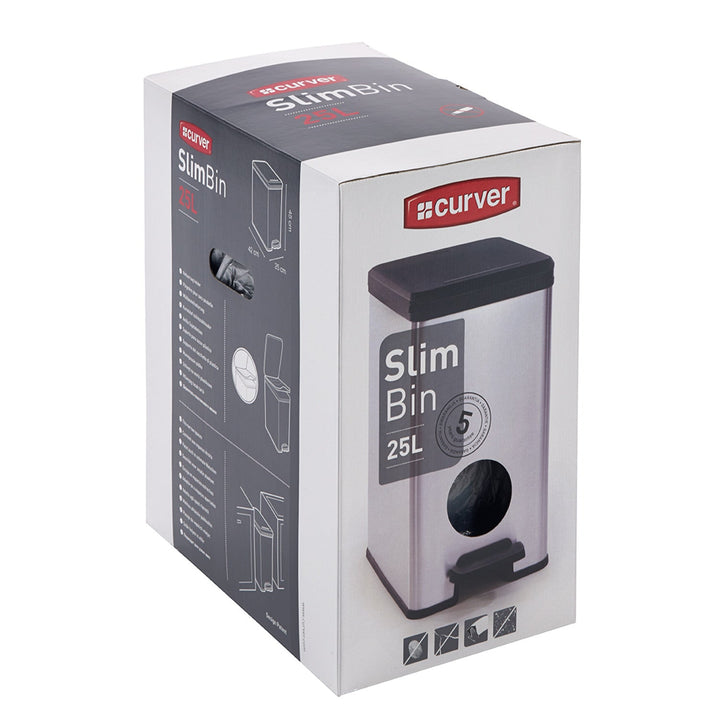 Curver kanta za smeće, s pedalom, zapremine 25 litara, Slim Bin