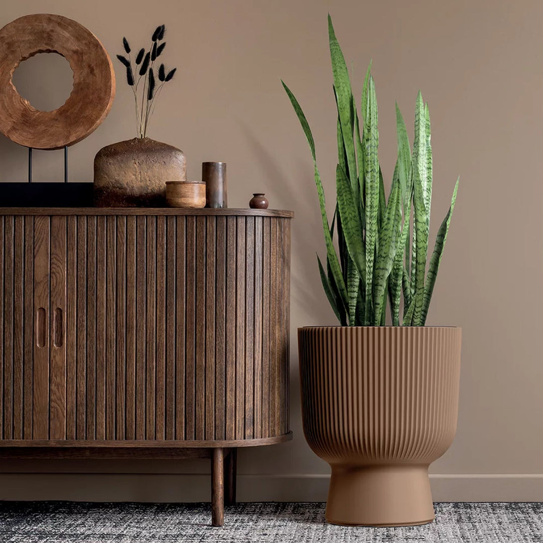 Saksija s Prosperplast umetkom, promjer 390 mm, boja marsala, DBMIG400-4985U
