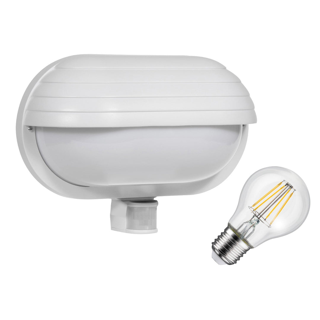 Zidna svjetiljka Maclean, s PIR senzorom, max. 60 W, 180°, MCE33 W + LED 8 W