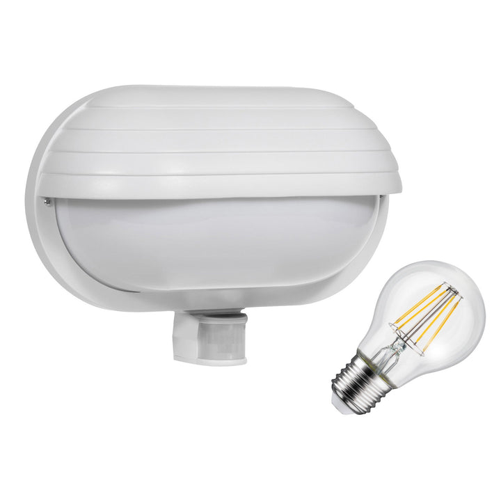 Zidna svjetiljka Maclean, s PIR senzorom, max. 60 W, 180°, MCE33 W + LED 8 W