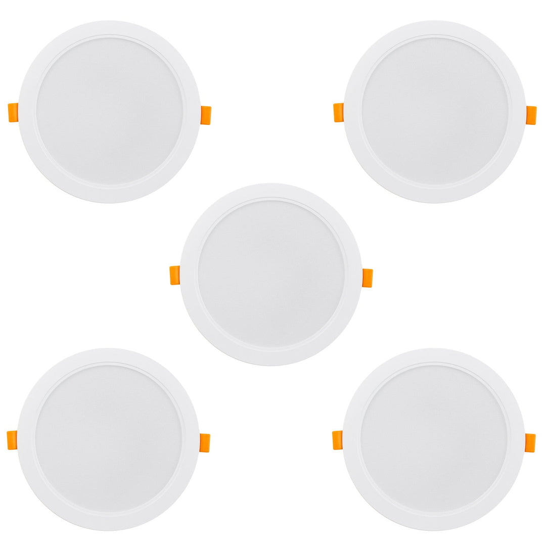 5x Maclean LED stropna ploča, ugradbena SLIM, 18 W, neutralno bijela 4000 K, 170 × 26 mm, 1900 lm, MCE372 R