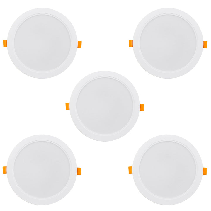 5x Maclean LED stropna ploča, ugradbena SLIM, 18 W, neutralno bijela 4000 K, 170 × 26 mm, 1900 lm, MCE372 R