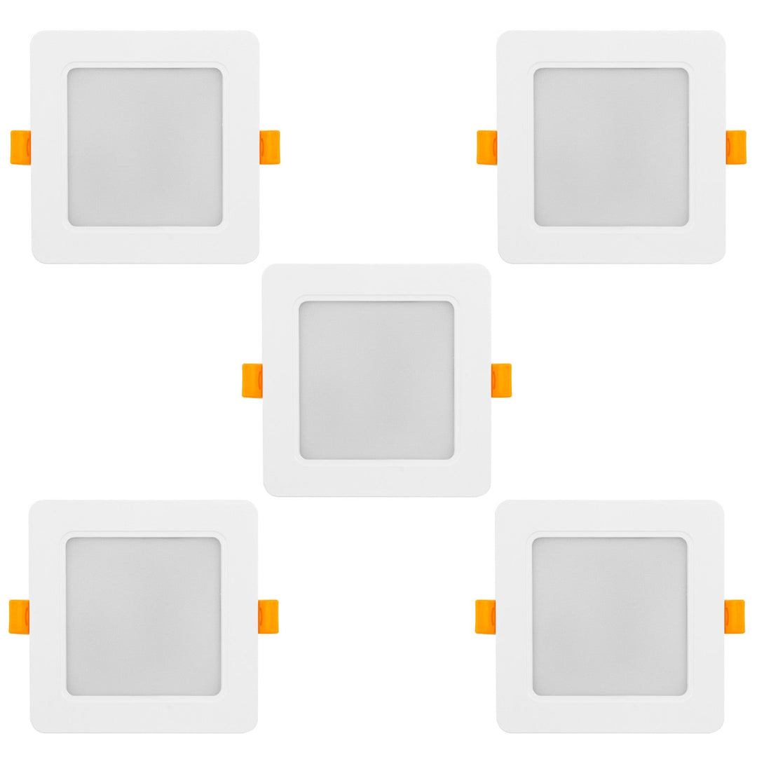 5x Maclean LED stropni panel, ugradbeni SLIM, 9W, neutralno bijela 4000K, 120*120*26 mm, 900 lm, MCE373 S
