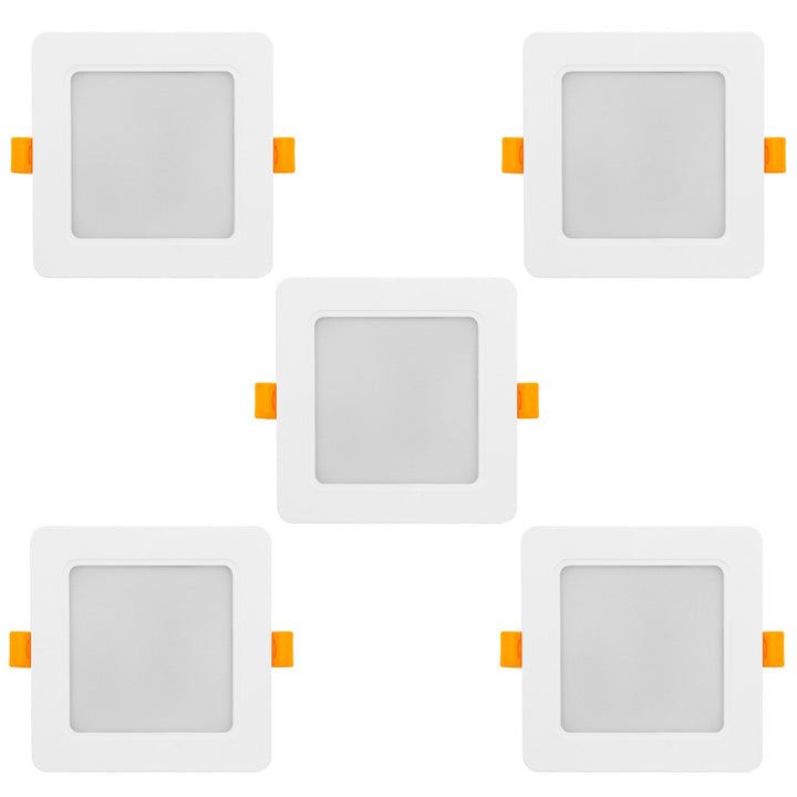 5x Maclean LED stropni panel, ugradbeni SLIM, 9W, neutralno bijela 4000K, 120*120*26 mm, 900 lm, MCE373 S