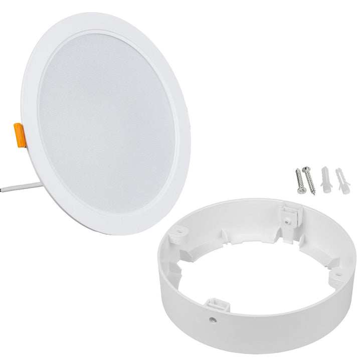 Maclean stropni LED panel, ugradbeni SLIM, 18 W, neutralno bijela 4000 K, 170 × 26 mm, 1800 lm, MCE372 R + površinski adapter MCE377 R