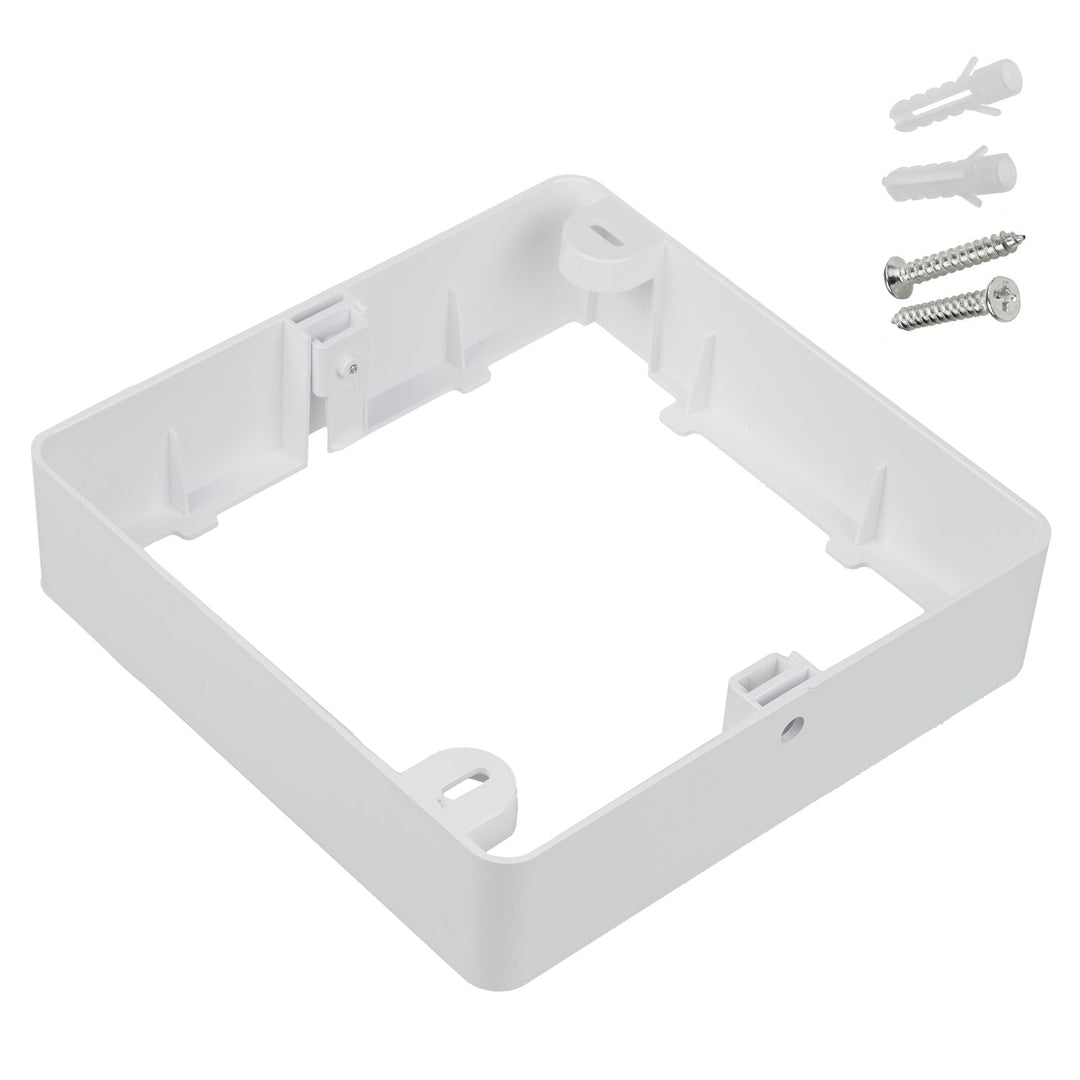Maclean Panou de tavan cu LED-uri, montaj încastrat SLIM, 18W, alb neutru 4000K, 170*170*26mm, 1800lm, MCE374 S + adaptor pentru montare pe suprafață MCE379 S