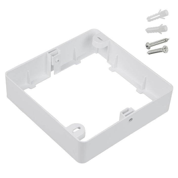 Maclean Panou de tavan cu LED-uri, montaj încastrat SLIM, 18W, alb neutru 4000K, 170*170*26mm, 1800lm, MCE374 S + adaptor pentru montare pe suprafață MCE379 S