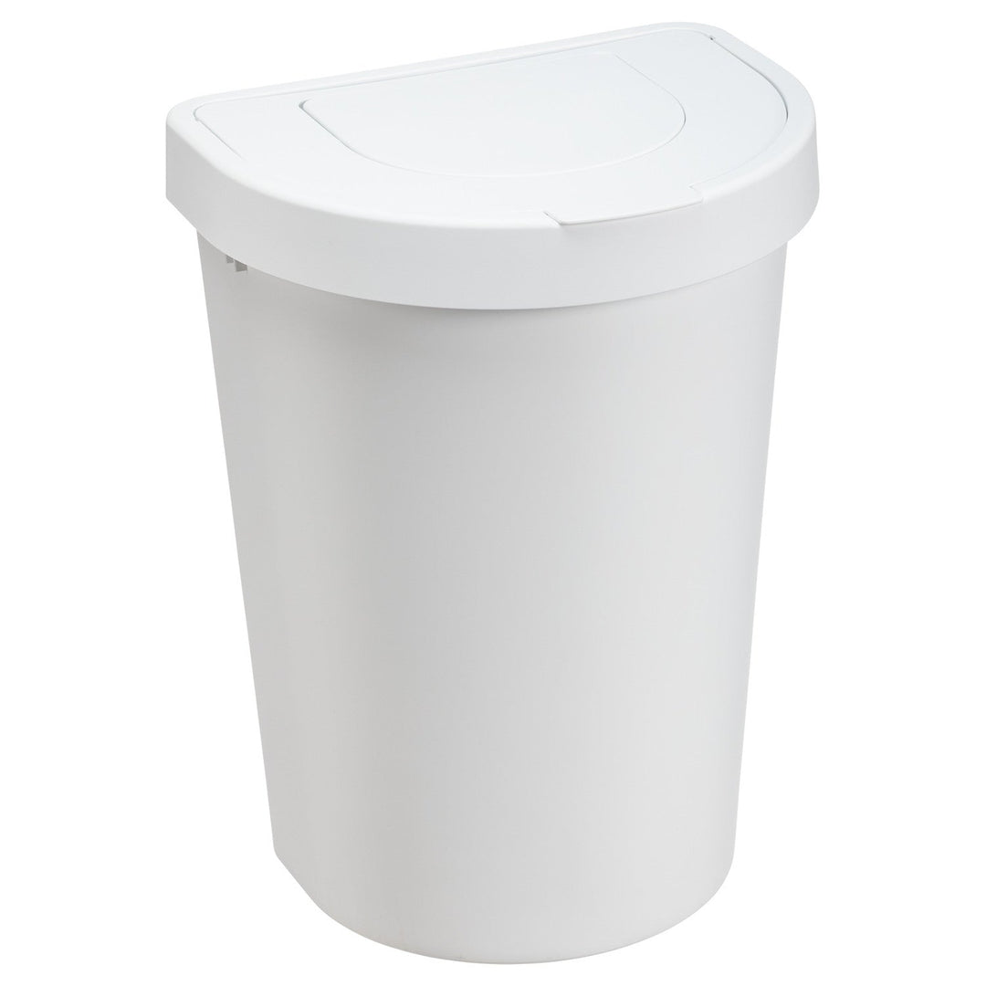 Plast Team kanta za otpatke, poklopac na šarkama, bijela, 25 l, Seattle Swing