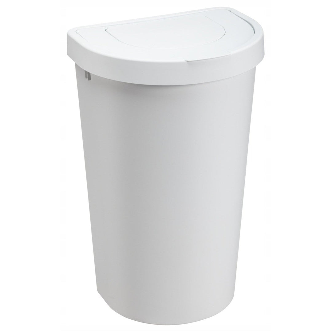 Plast Team kanta za otpatke, poklopac na šarkama, bijela, 45 l, Seattle Swing