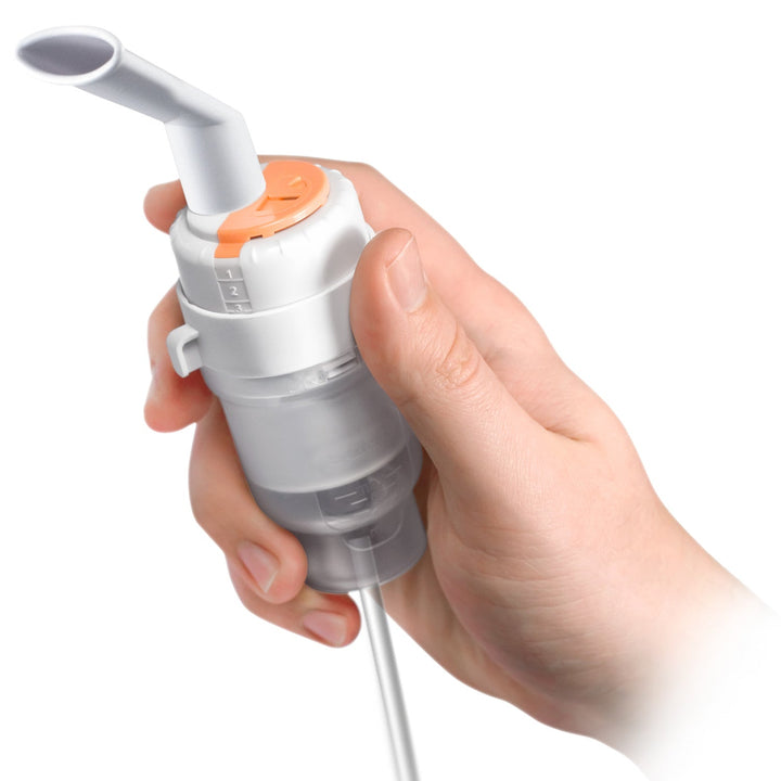 Inhalator Little Doctor, 3 načina rada, aktiviran dahom, bijeli, LD-220mC